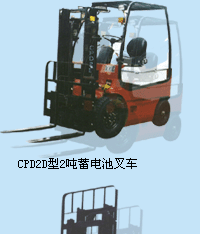 撫順萬達2噸蓄電池平衡重叉車 CPD2D